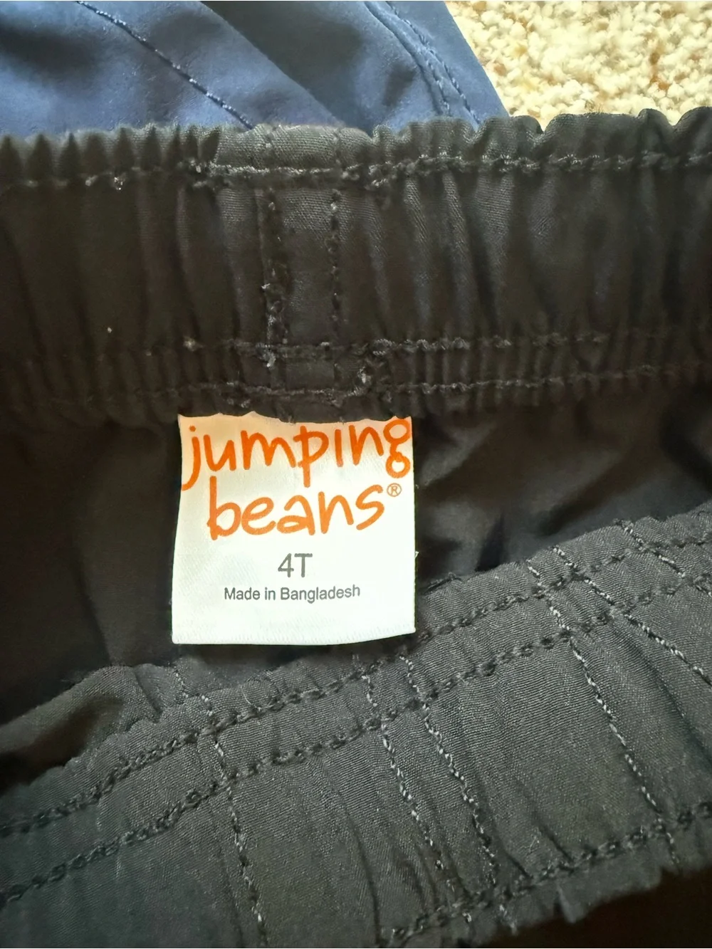 Two jumping beans Navy & Black Boys Shorts